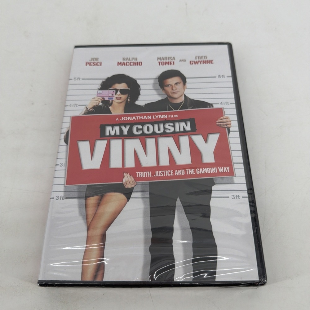 My Cousin Vinny (DVD, 1992 Film) Joe Pesci, Marisa Tomei, Brand New & Sealed
